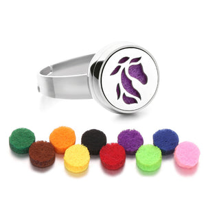 12mm Stainless Steel Essential Oil Aromatherapy Ring