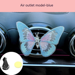 Moving Embroidery Butterfly Air Freshener