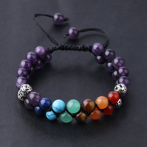 Natural Stone Bead Bracelet