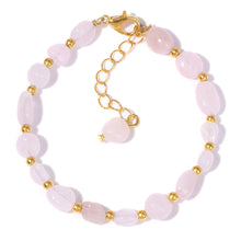 Load image into Gallery viewer, Women&#39;s Irregular Stone Bead Bracelet With Lobster Clasp