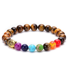 Load image into Gallery viewer, Seven Chakra Healing Beaded Bracelet