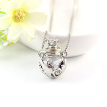 Load image into Gallery viewer, Crown Glaze Essential Oil Bottle Necklace