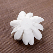 Load image into Gallery viewer, White Porcelain Lotus Incense Burner