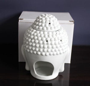 Buddha Head Ceramic Aromatherapy Furnace