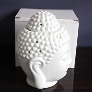 Buddha Head Ceramic Aromatherapy Furnace