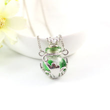 Load image into Gallery viewer, Crown Glaze Essential Oil Bottle Necklace