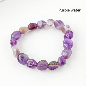 Natural Crystal Rolling Stone Bracelet