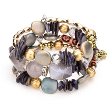 Load image into Gallery viewer, Multi-Layer Turquoise Beaded Bracelet