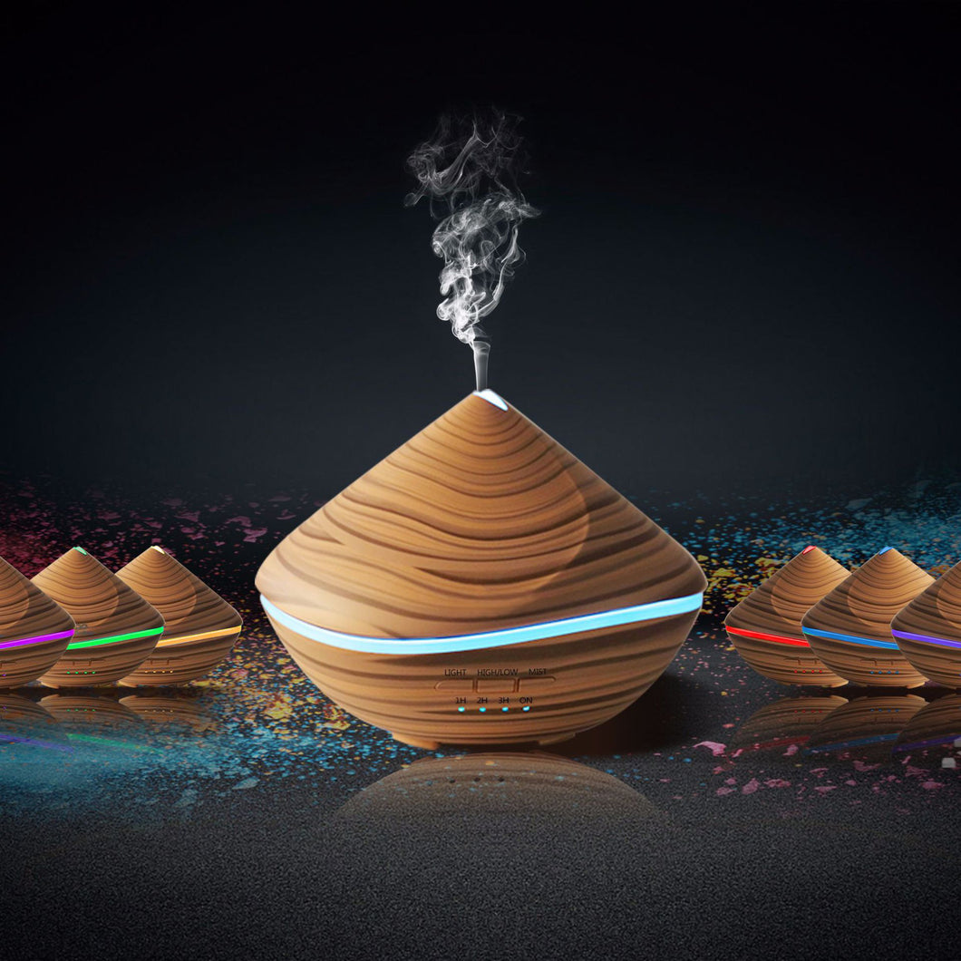 Wood Ultrasonic Aroma Humidifier