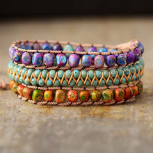 Load image into Gallery viewer, Multi-Layer Imperial Natural Stone Bracelet