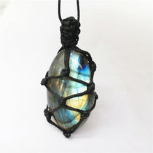 Load image into Gallery viewer, Natural Labradorite Moonstone Necklace