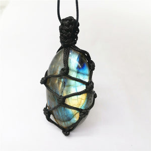 Natural Labradorite Moonstone Necklace