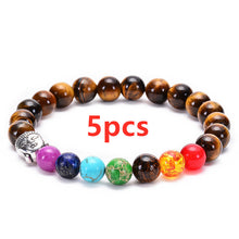 Load image into Gallery viewer, Seven Chakra Healing Beaded Bracelet