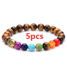 Load image into Gallery viewer, Seven Chakra Healing Beaded Bracelet