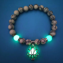 Load image into Gallery viewer, Energy Luminous Lotus Natural Stone Bracelet