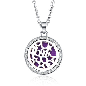 Women's Aromatherapy Round Necklace