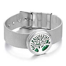 Load image into Gallery viewer, Stainless Steel Aromatherapy Bracelet Perfume Diffuser