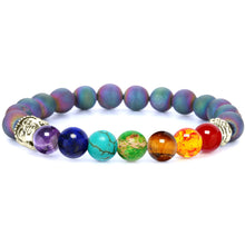 Load image into Gallery viewer, Seven Chakra Healing Beaded Bracelet