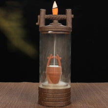 Load image into Gallery viewer, Backflow Incense Burner With Glass Cover