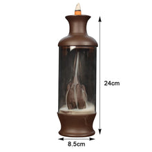 Load image into Gallery viewer, Backflow Incense Burner With Glass Cover