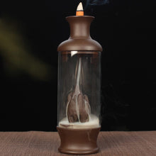 Load image into Gallery viewer, Backflow Incense Burner With Glass Cover