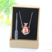 Load image into Gallery viewer, Crown Glaze Essential Oil Bottle Necklace