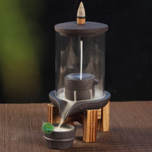 Load image into Gallery viewer, Backflow Incense Burner With Glass Cover