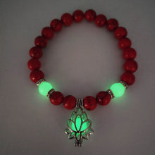 Load image into Gallery viewer, Energy Luminous Lotus Natural Stone Bracelet