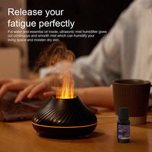 Load image into Gallery viewer, Aroma Essential Flame Air Humidifier - RGB