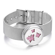 Load image into Gallery viewer, Stainless Steel Aromatherapy Bracelet Perfume Diffuser