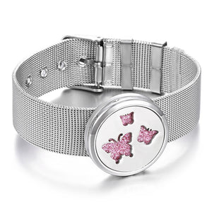 Stainless Steel Aromatherapy Bracelet Perfume Diffuser