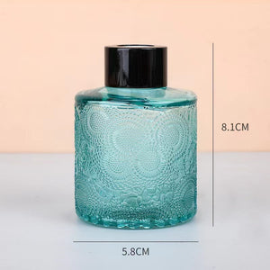 100ml Glass Fragrance Bottle Carved