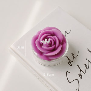 Rose Shape Plant Aromatherapy Candle