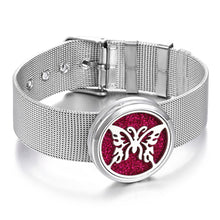 Load image into Gallery viewer, Stainless Steel Aromatherapy Bracelet Perfume Diffuser