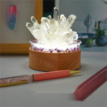 Load image into Gallery viewer, White Crystal Single Crystal Small Night Light