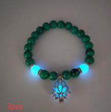 Load image into Gallery viewer, Energy Luminous Lotus Natural Stone Bracelet