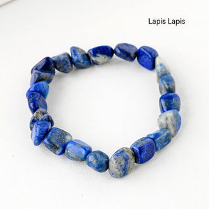 Natural Crystal Rolling Stone Bracelet