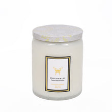 Load image into Gallery viewer, Embossed Glass Handmade Soy Aromatherapy Candles