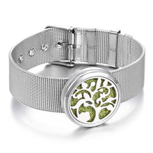 Load image into Gallery viewer, Stainless Steel Aromatherapy Bracelet Perfume Diffuser