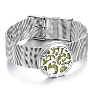 Stainless Steel Aromatherapy Bracelet Perfume Diffuser