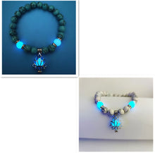 Load image into Gallery viewer, Energy Luminous Lotus Natural Stone Bracelet