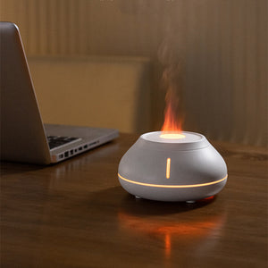 Round Flame Aroma Humidifier