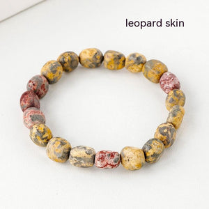 Natural Crystal Rolling Stone Bracelet