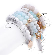 Load image into Gallery viewer, Women Natural Stone Beaded Bracelet