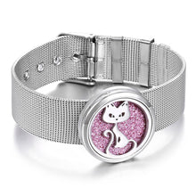 Load image into Gallery viewer, Stainless Steel Aromatherapy Bracelet Perfume Diffuser