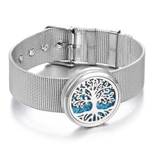 Load image into Gallery viewer, Stainless Steel Aromatherapy Bracelet Perfume Diffuser