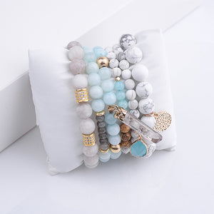 Women Natural Stone Beaded Bracelet