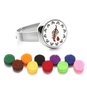 12mm Stainless Steel Essential Oil Aromatherapy Ring