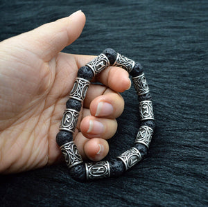 Volcanic Lava Stone Bracelet