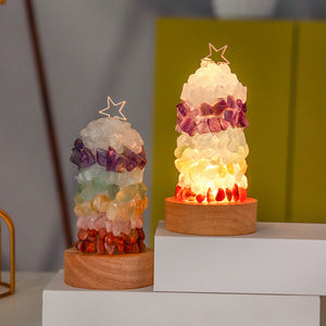 Natural Crystal Gravel Night Lamp